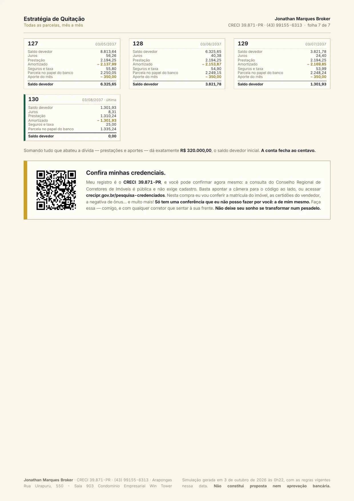 Relatório de exemplo, folha 7 de 7